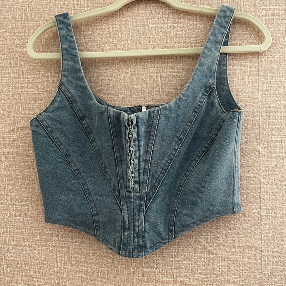 Demin corset - Picture 2 of 3